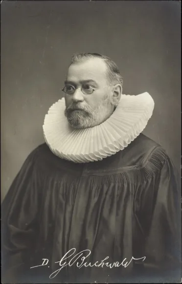 Portrait of Georg Buchwald (1859–1947) – memorial page