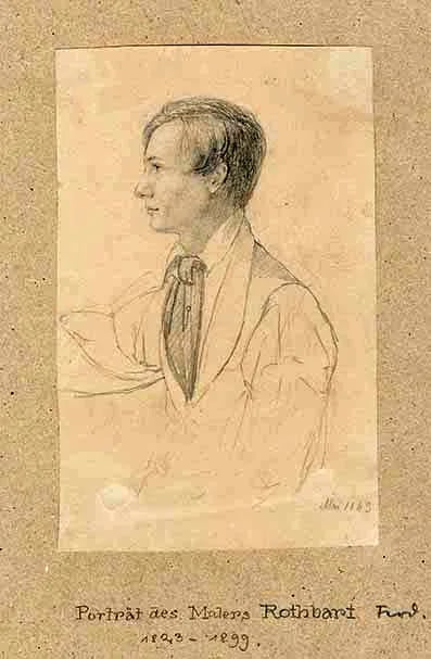 Porträt von Ferdinand Rothbart (1823–1899) – Gedenkseite