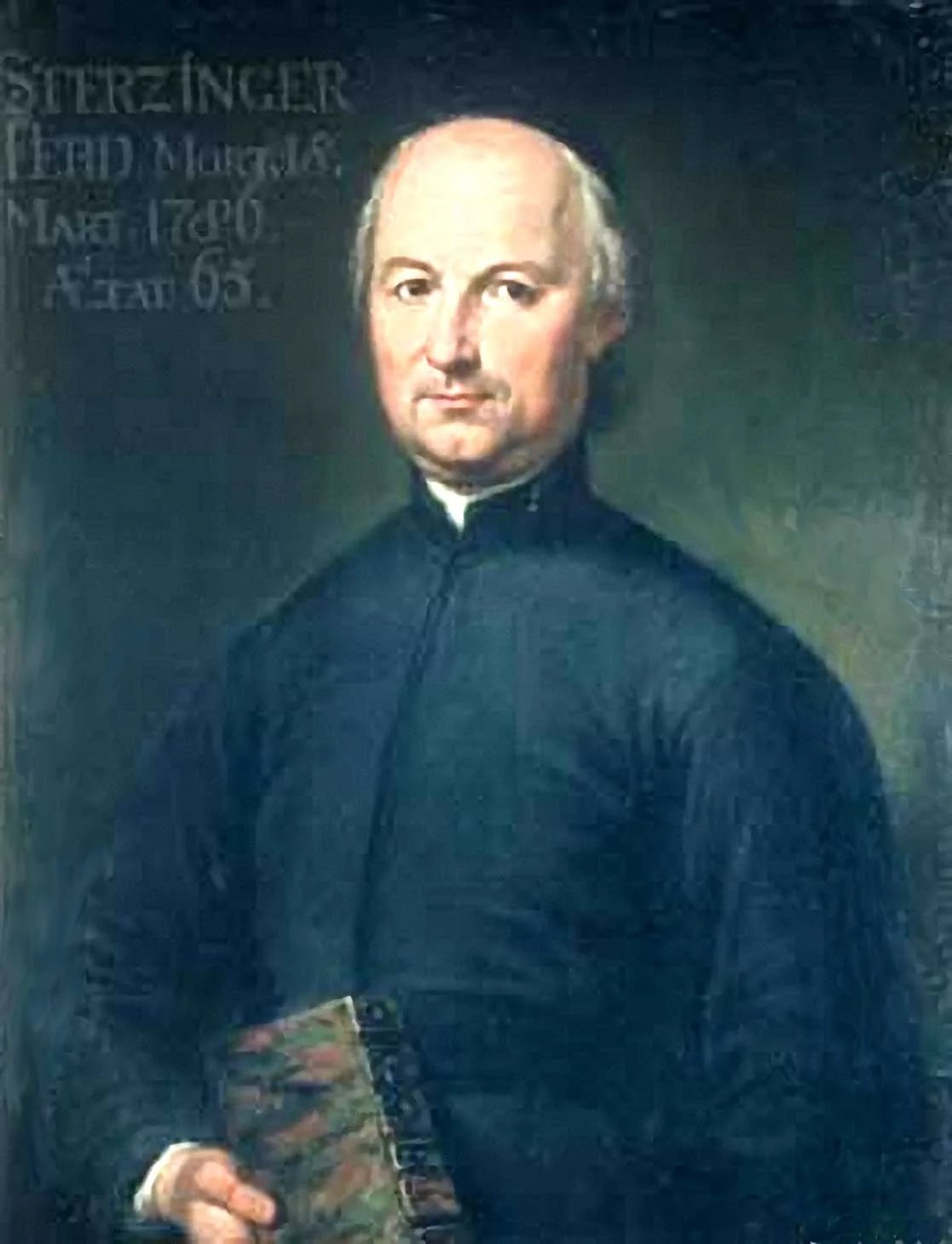 Porträt von Ferdinand Sterzinger (1721–1786) – Gedenkseite