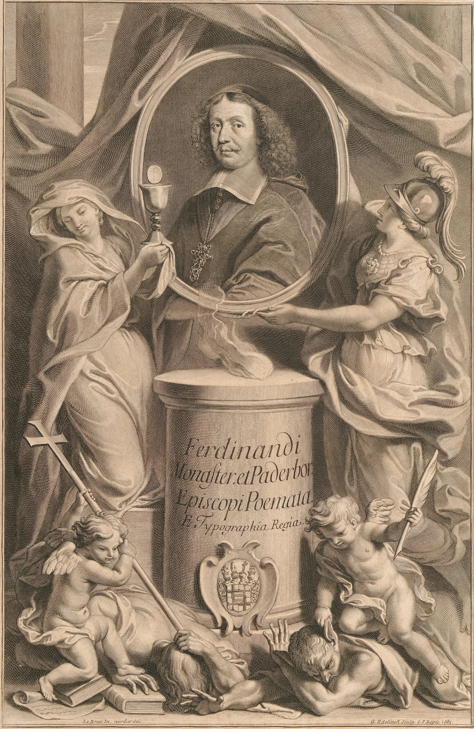 Porträt von Ferdinand von Fürstenberg (1626–1683) – Gedenkseite