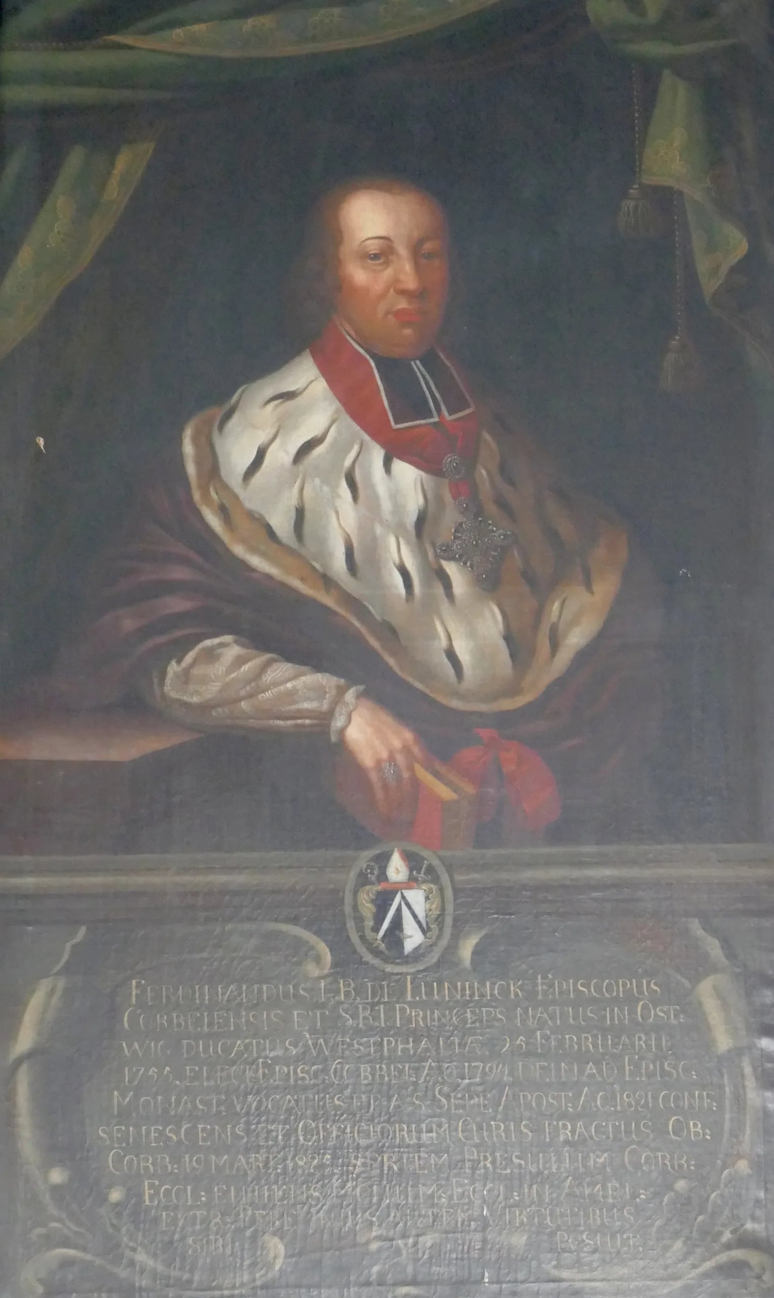 Porträt von Ferdinand von Lüninck (1755–1825) – Gedenkseite