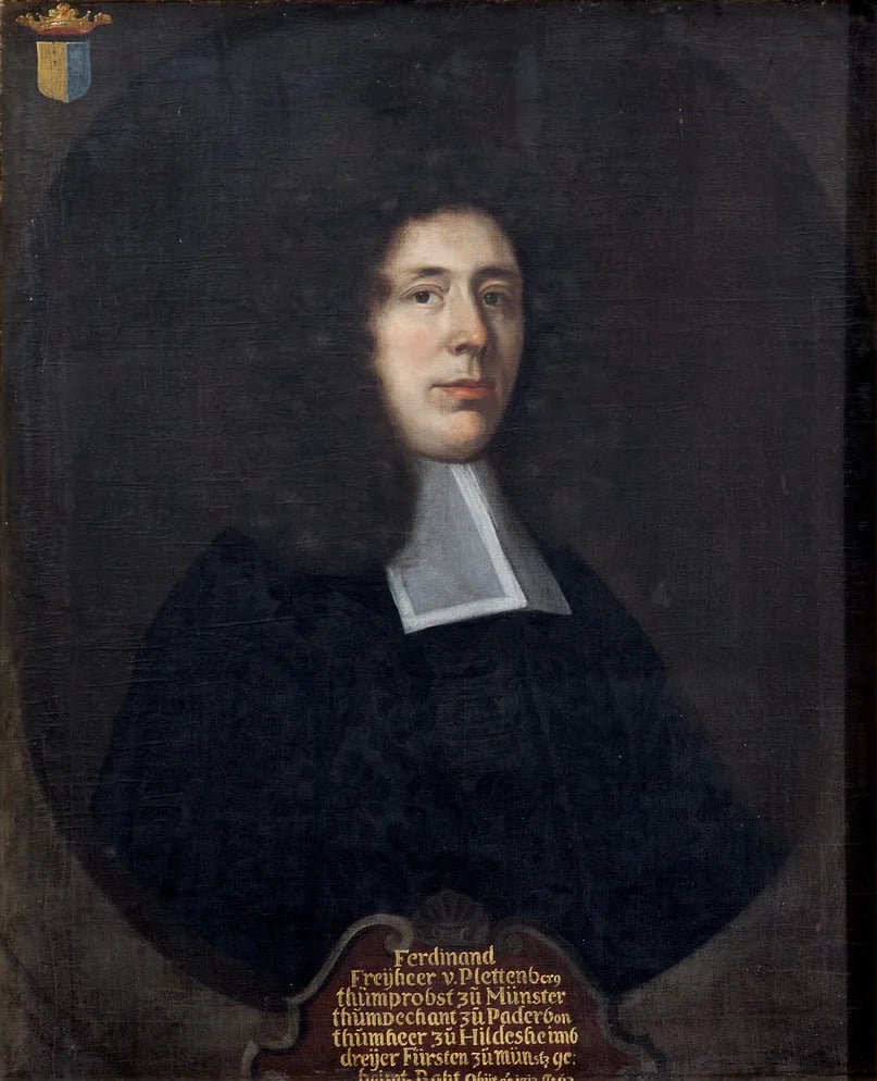 Porträt von Ferdinand von Plettenberg (1650–1712) – Gedenkseite