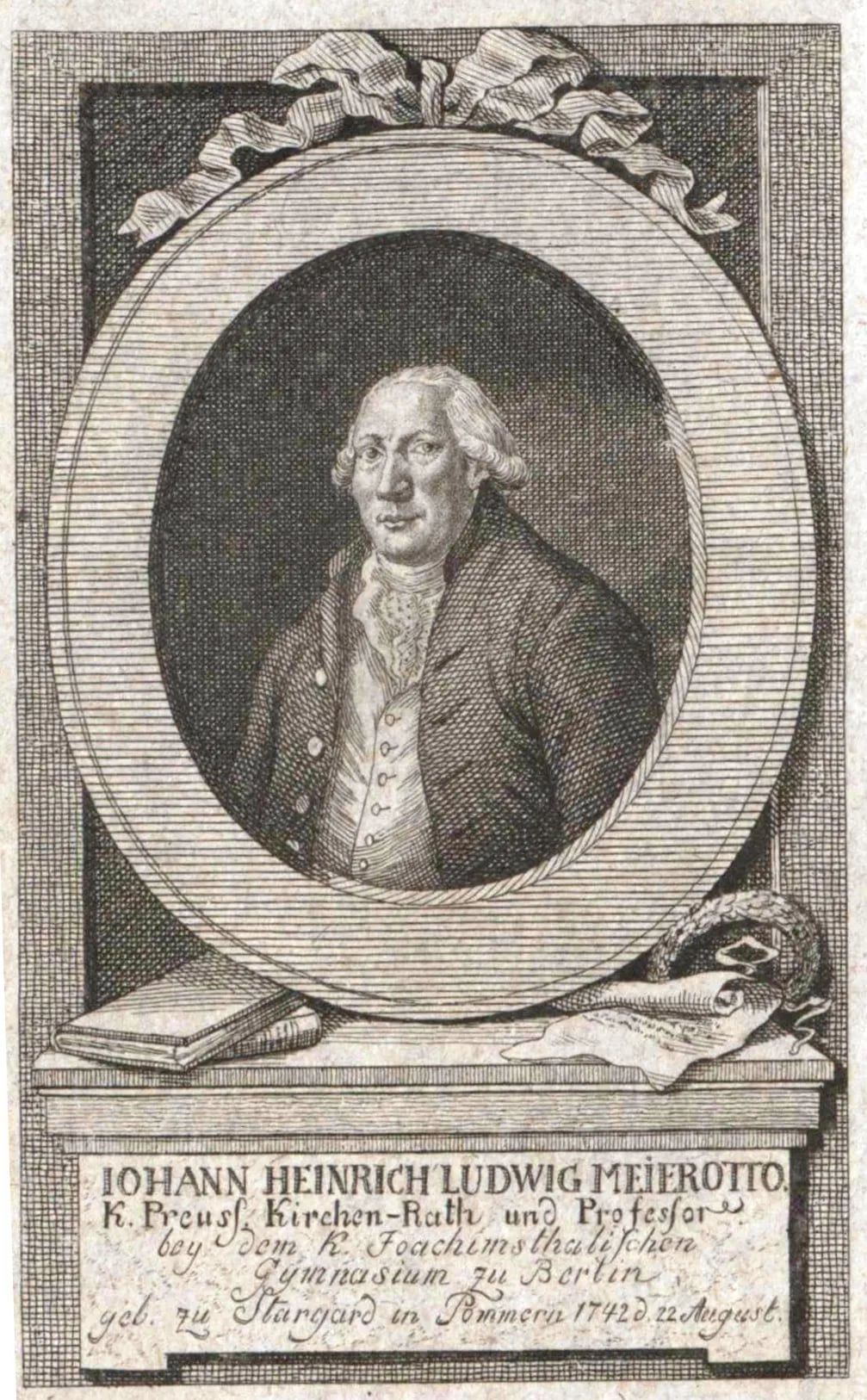 Portrait of Johann Heinrich Ludwig Meierotto (1742–1800) – memorial page