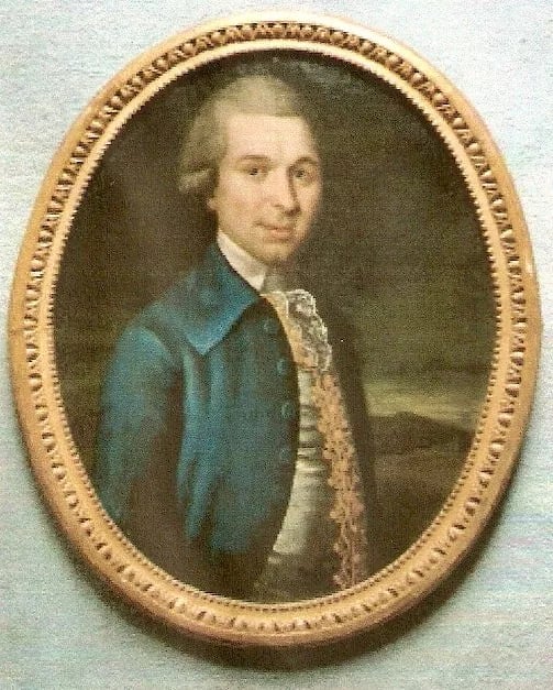 Porträt von Friedrich von Scheibler (1777–1824) – Gedenkseite