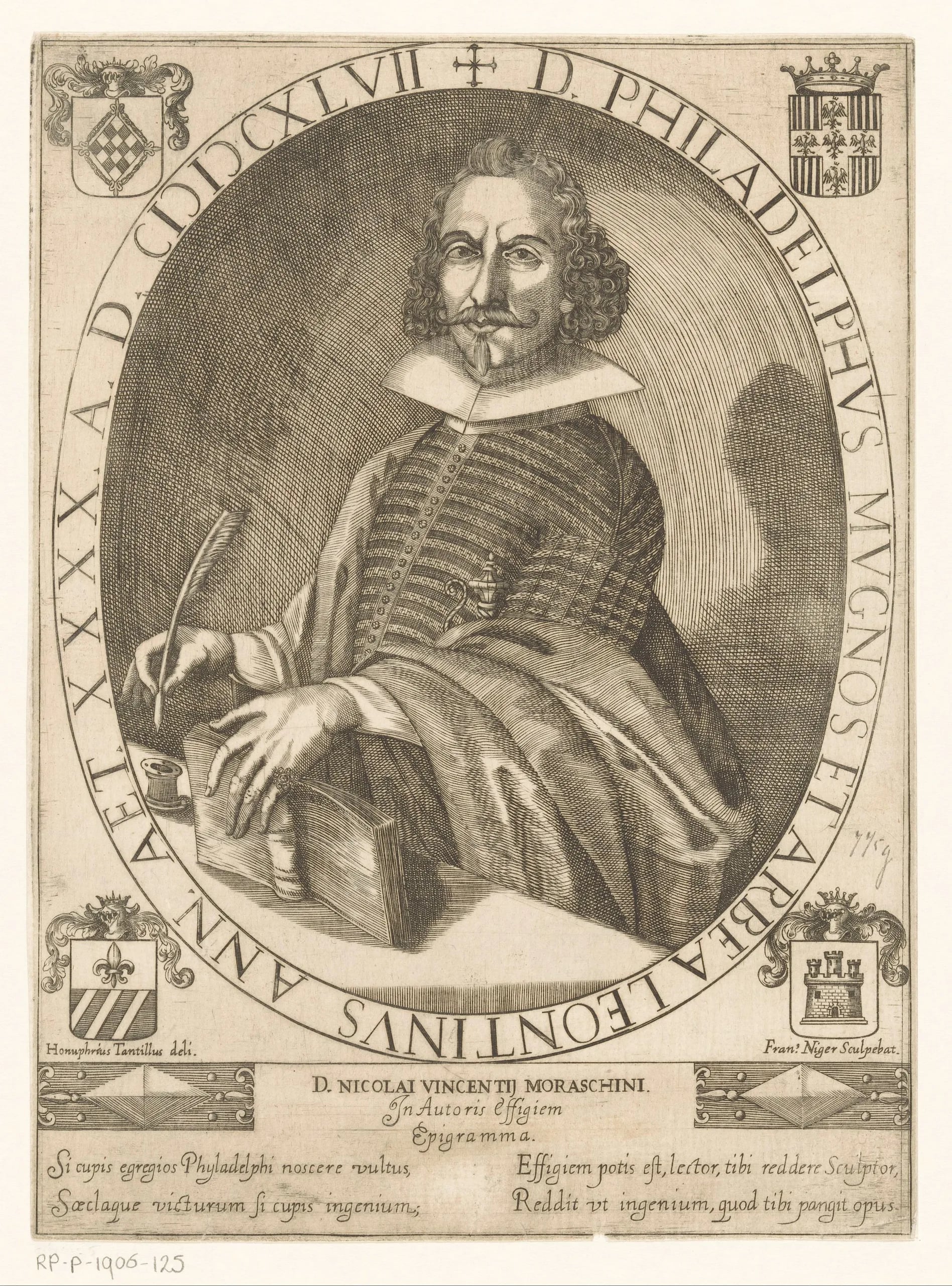 Portrait of Filadelfo Mugnos (1607–1675) – memorial page
