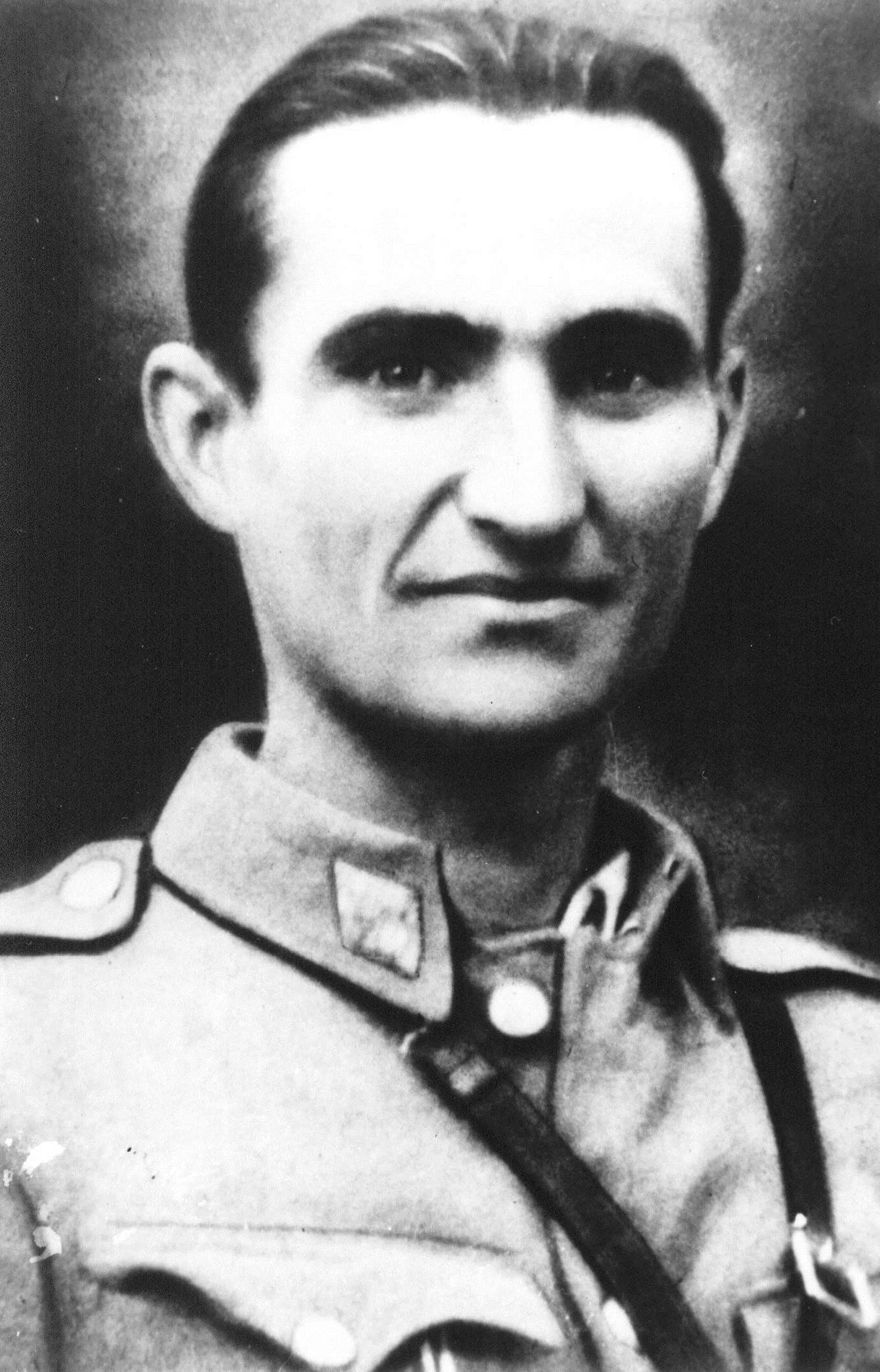Porträt von Josip Mažar Šoša (1912–1944) – Gedenkseite