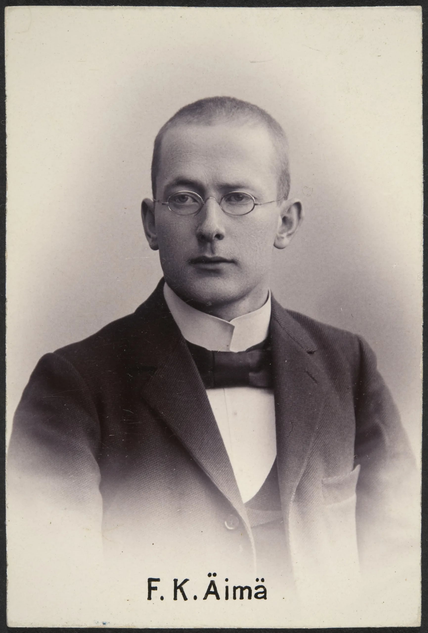 Portrait of Frans Äimä (1875–1936) – memorial page