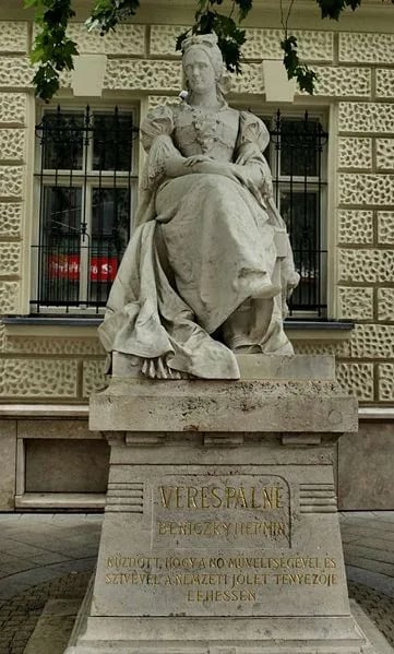 Porträt von Pálné Veres (1815–1895) – Gedenkseite