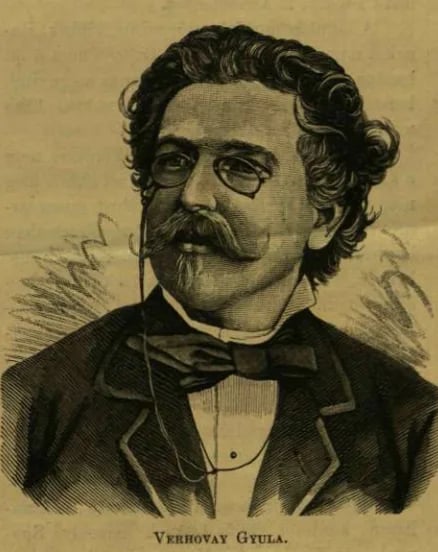 Portrait of Gyula Verhovay (1849–1906) – memorial page