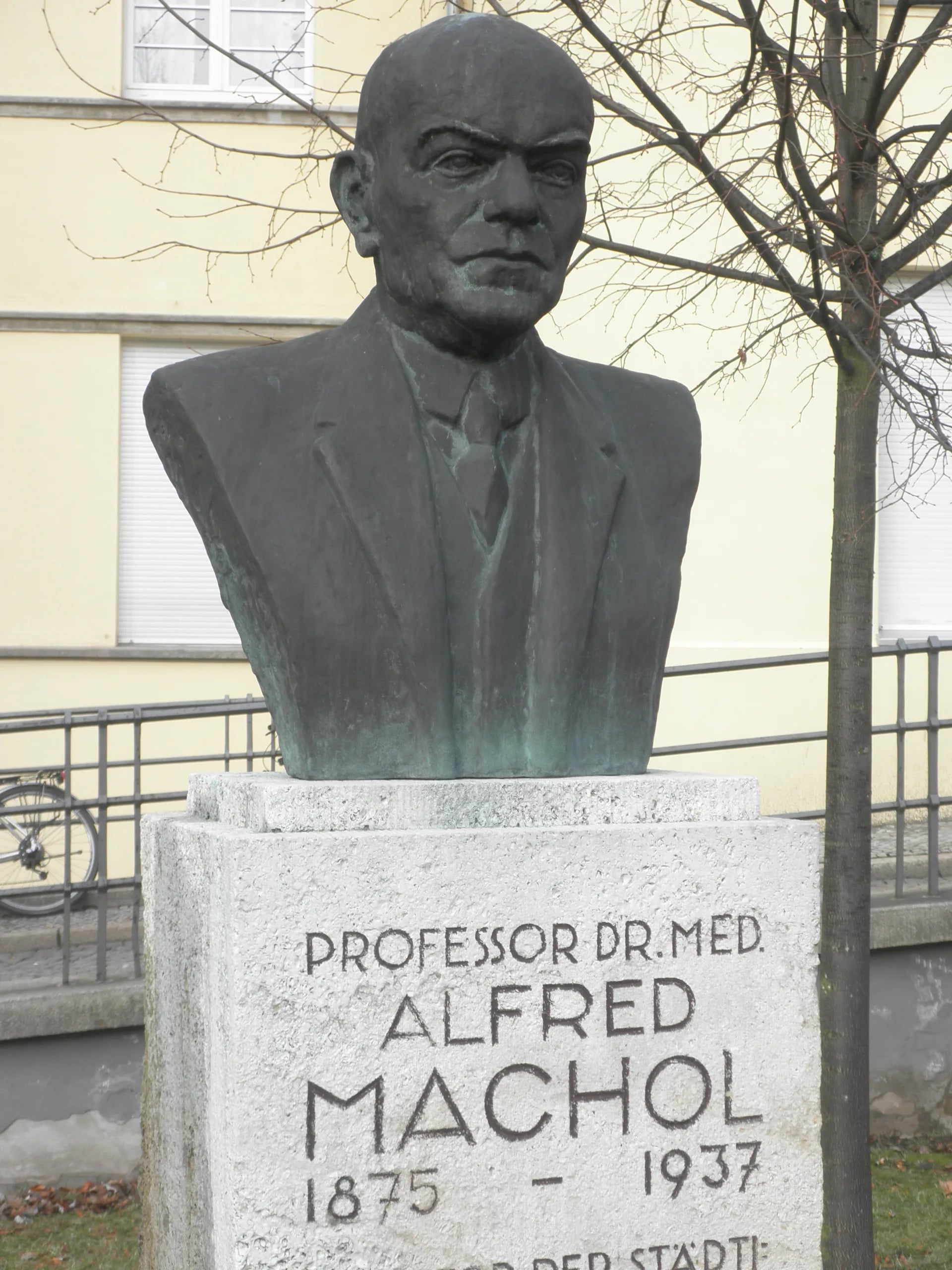 Porträt von Alfred Machol (1875–1937) – Gedenkseite