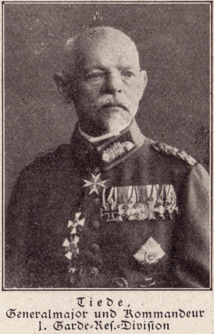 Porträt von Paul Tiede (1858–1946) – Gedenkseite