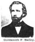 Porträt von Goldsmith Bailey (1823–1862) – Gedenkseite