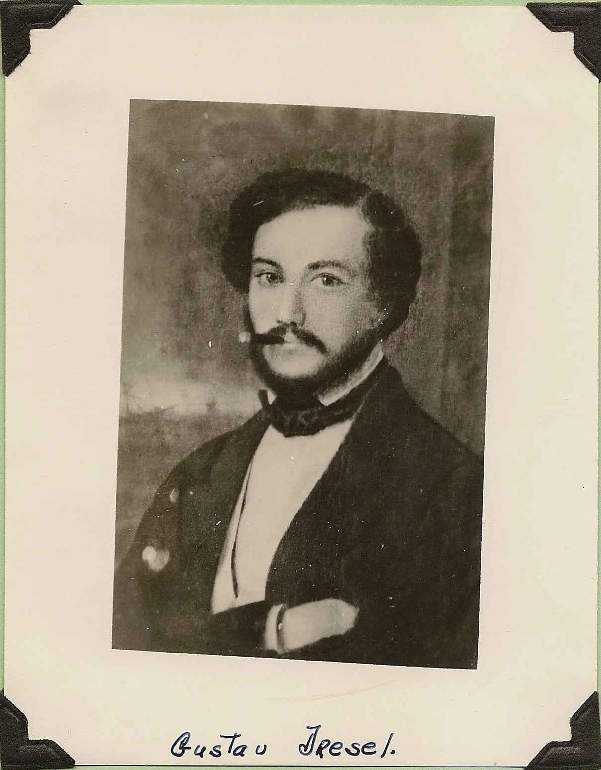 Portrait of Gustav Dresel (1818–1848) – memorial page