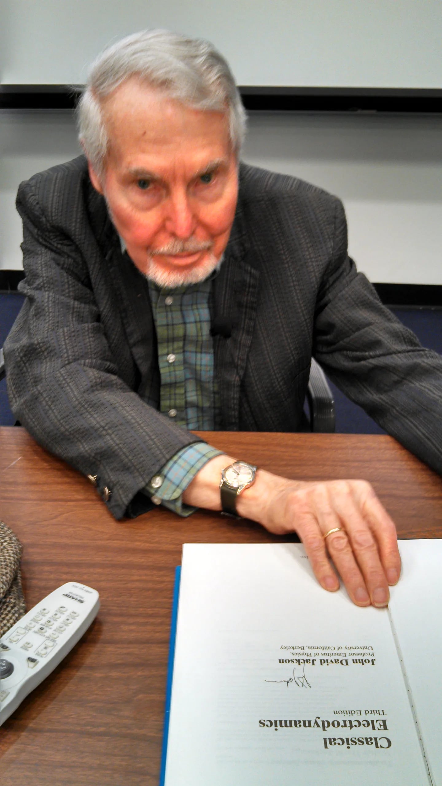 Portrait of John David Jackson (1925–2016) – memorial page