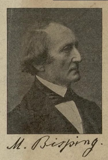 Porträt von Max Bisping (1817–1890) – Gedenkseite