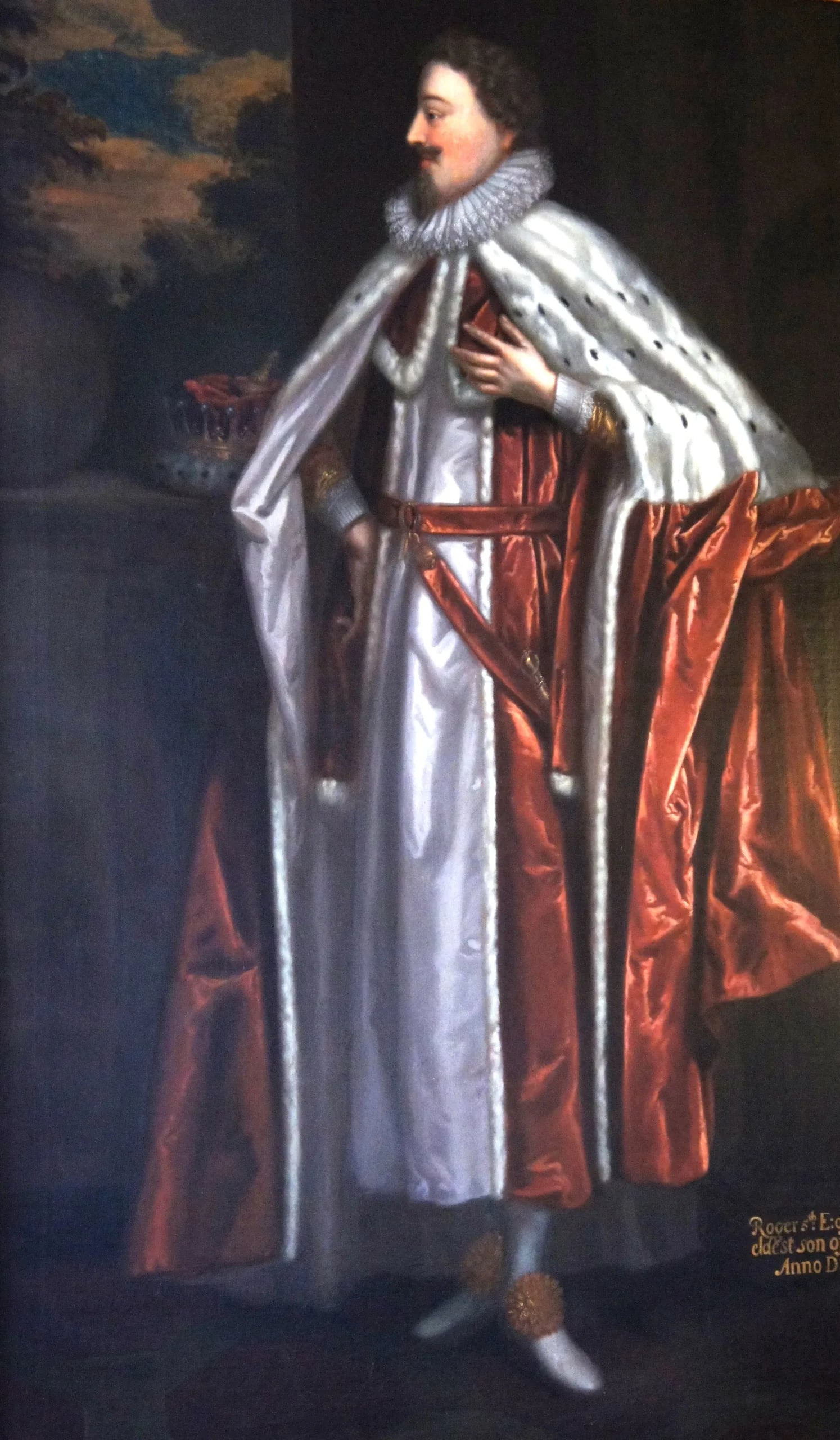 Portrait of Roger Manners, 5. Earl of Rutland (1576–1612) – memorial page