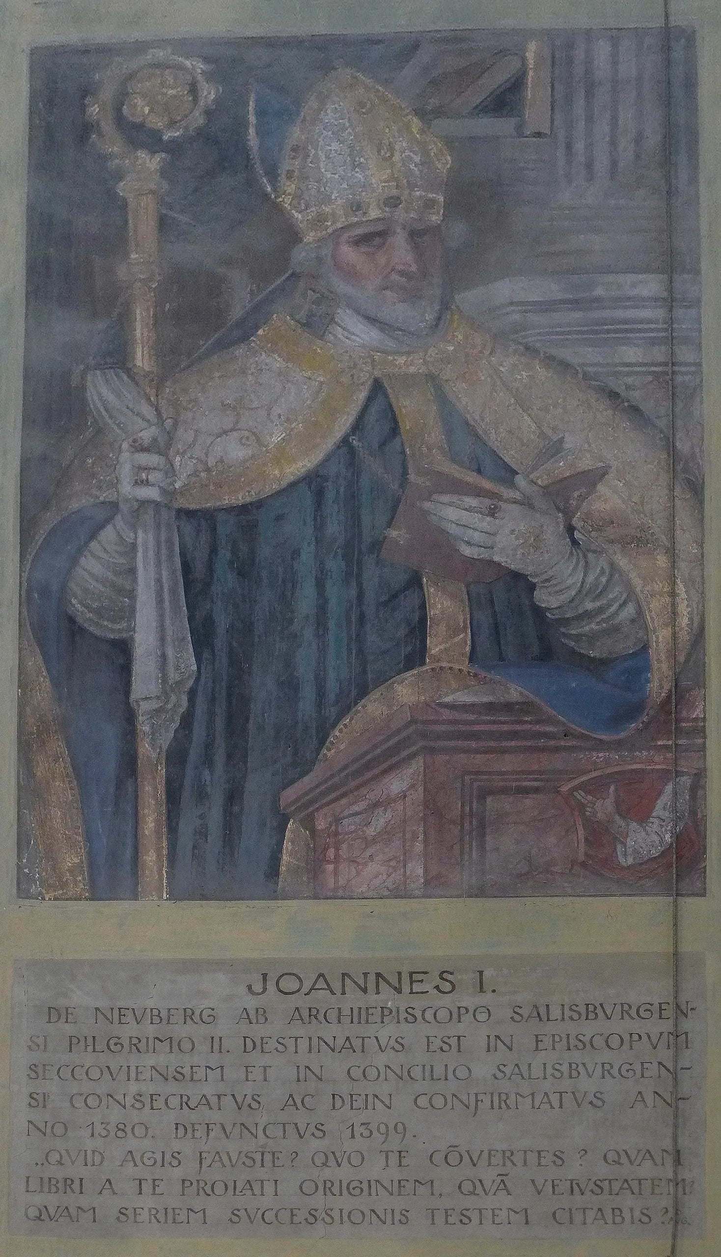 Portrait of Johann von Neuberg (1330–1399) – memorial page
