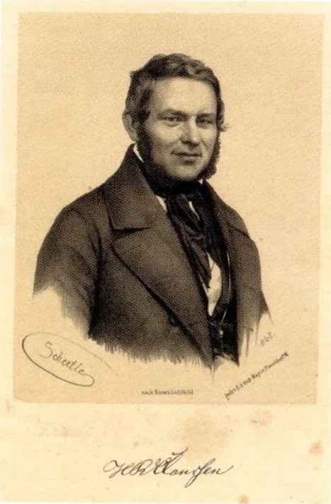 Porträt von Hans Reimer Claussen (1804–1894) – Gedenkseite
