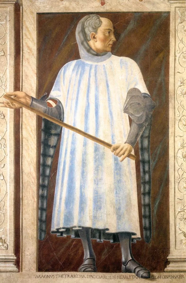 Porträt von Niccolò Acciaiuoli (1310–1365) – Gedenkseite