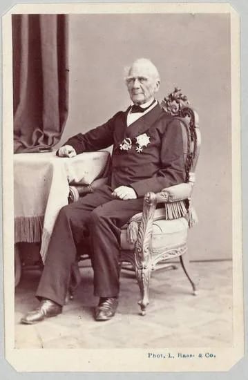 Porträt von Leopold von Frankenberg und Ludwigsdorf (1785–1878) – Gedenkseite