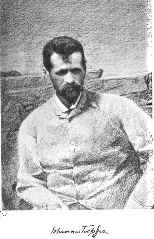 Porträt von Johannes Toepffer (1860–1895) – Gedenkseite