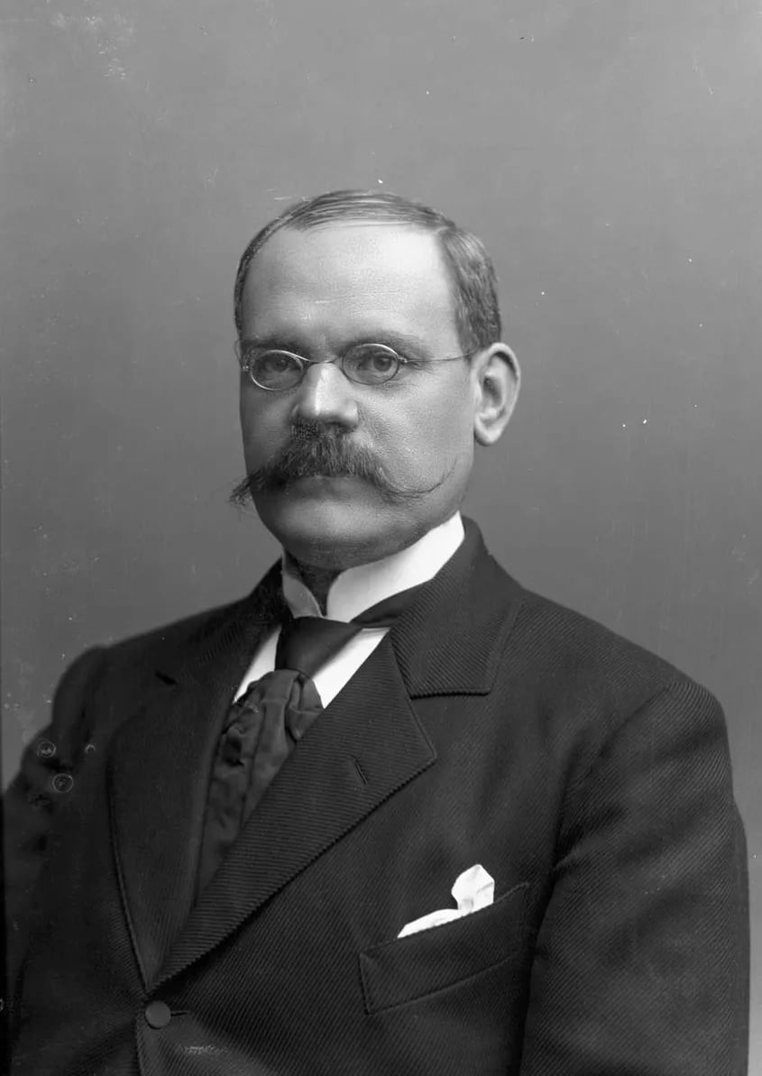 Porträt von Francis Hagerup (1853–1921) – Gedenkseite