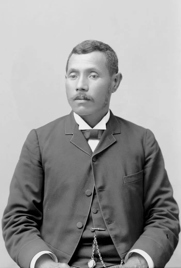 Porträt von Joseph Nāwahī (1842–1896) – Gedenkseite