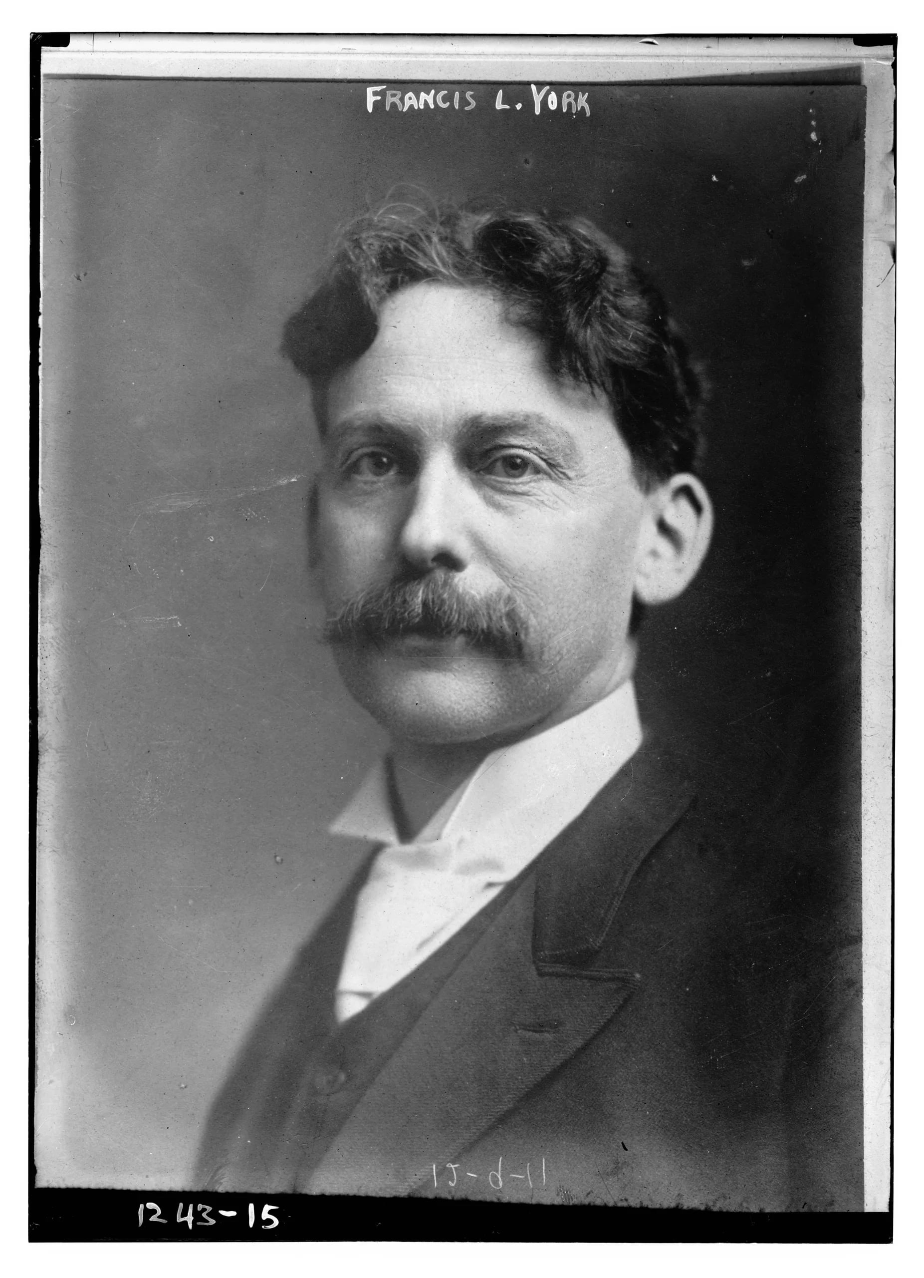 Porträt von Francis Lodowick York (1861–1955) – Gedenkseite