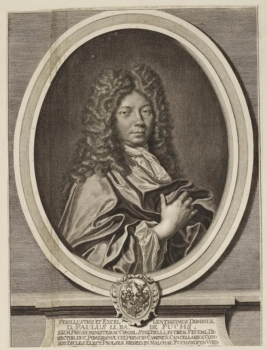 Porträt von Paul von Fuchs (1640–1704) – Gedenkseite