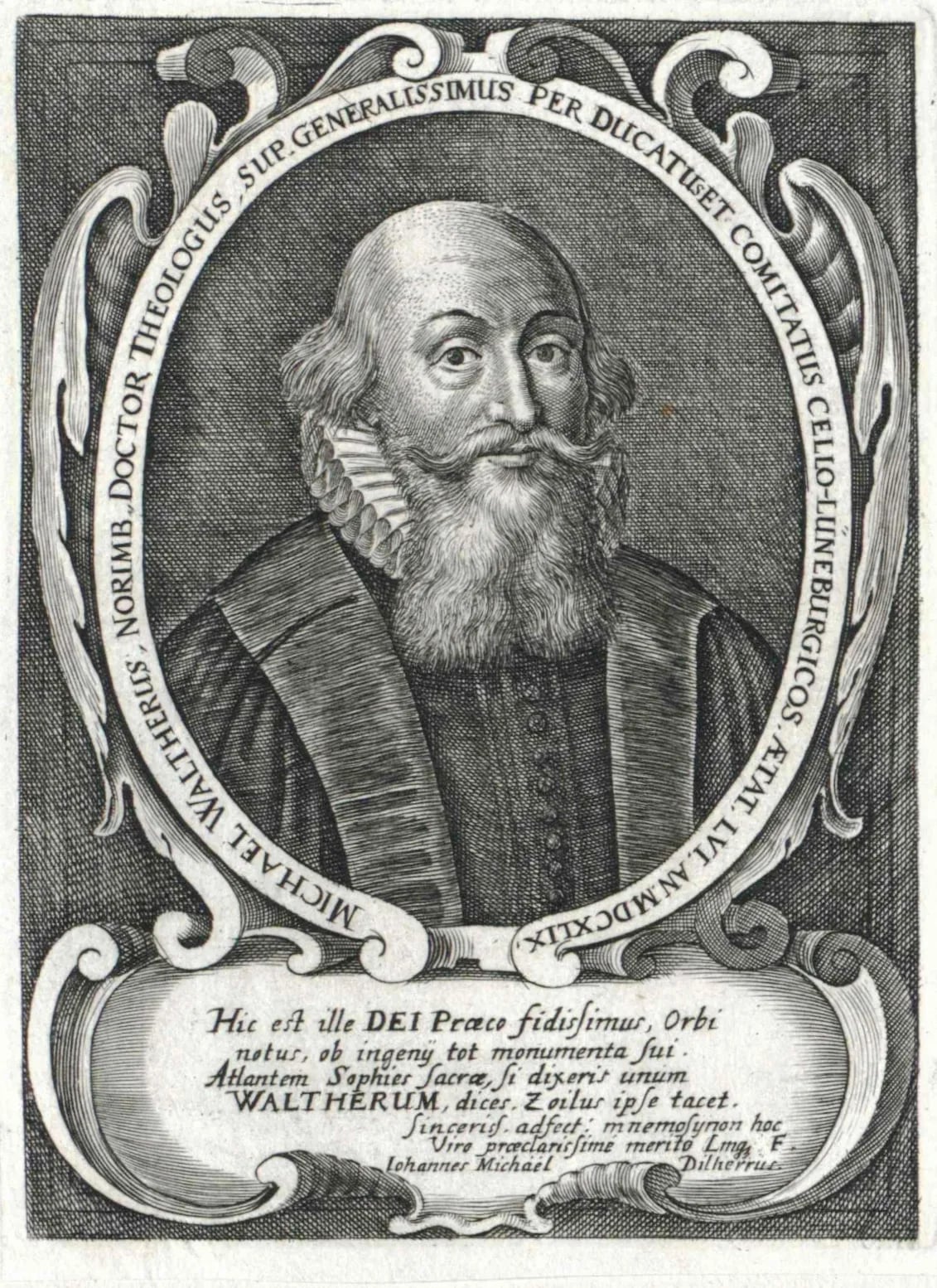 Portrait of Michael Walther der Ältere (1593–1662) – memorial page