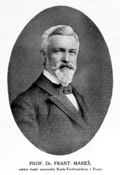 Porträt von František Mareš (1857–1942) – Gedenkseite
