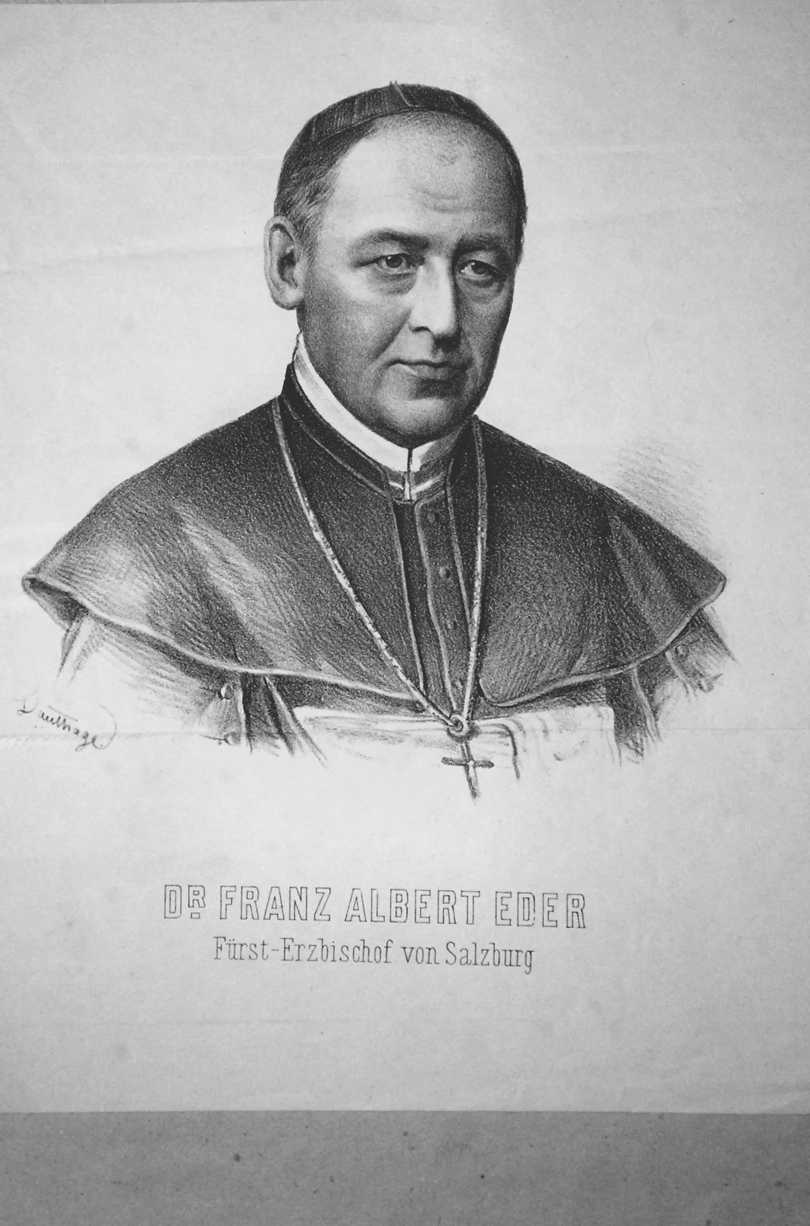 Porträt von Franz Albert Eder (1818–1890) – Gedenkseite