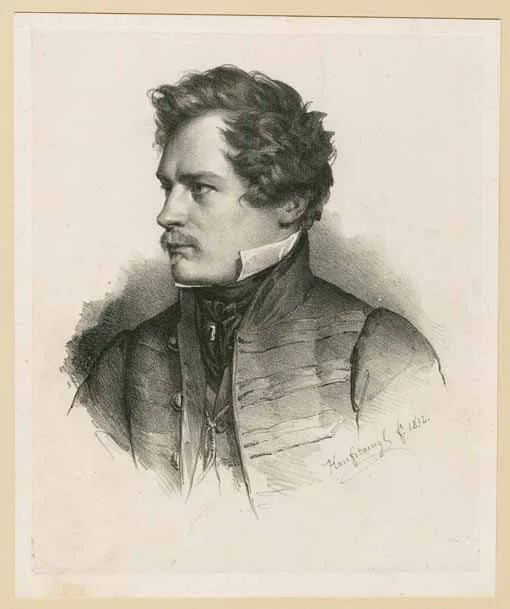 Porträt von Franz Jakob Kreuter (1813–1889) – Gedenkseite