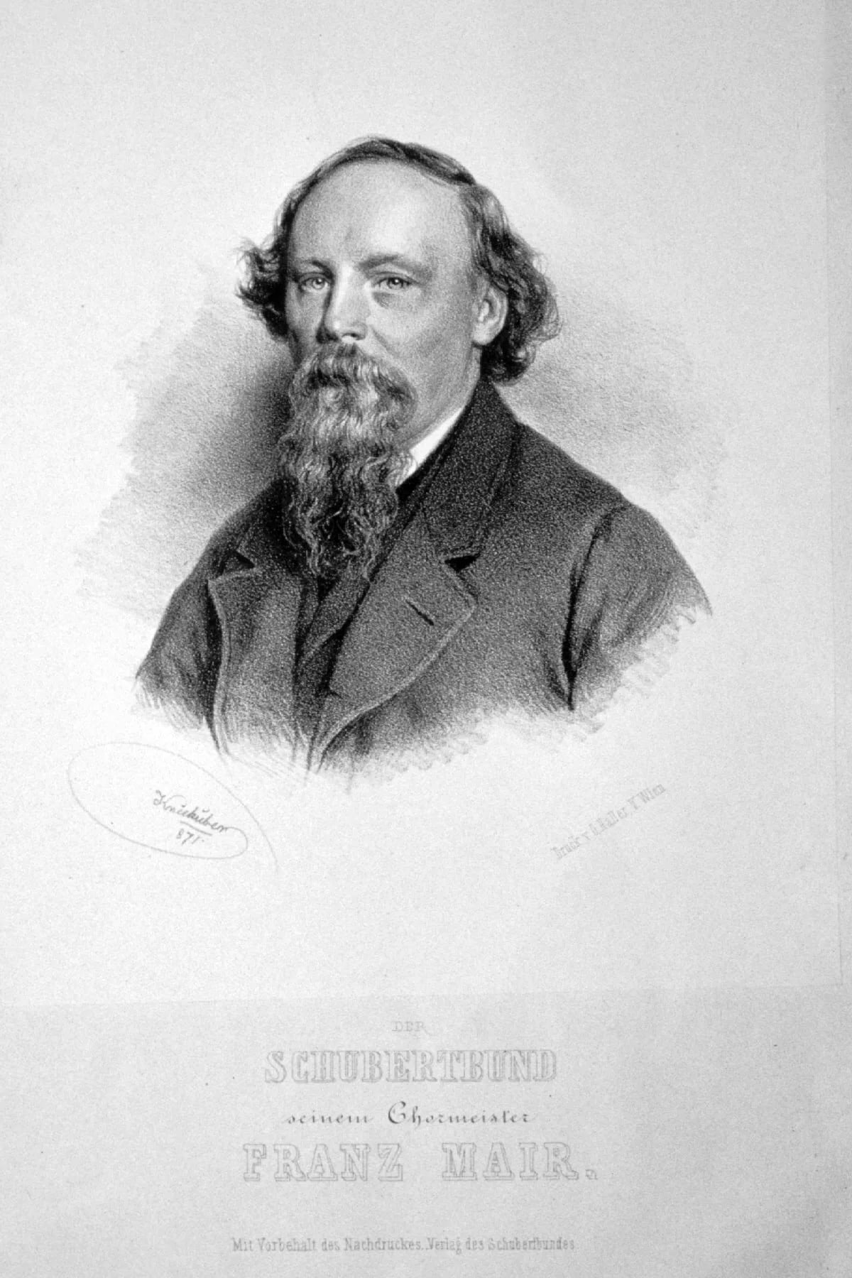 Portrait of Franz Mair (1821–1893) – memorial page