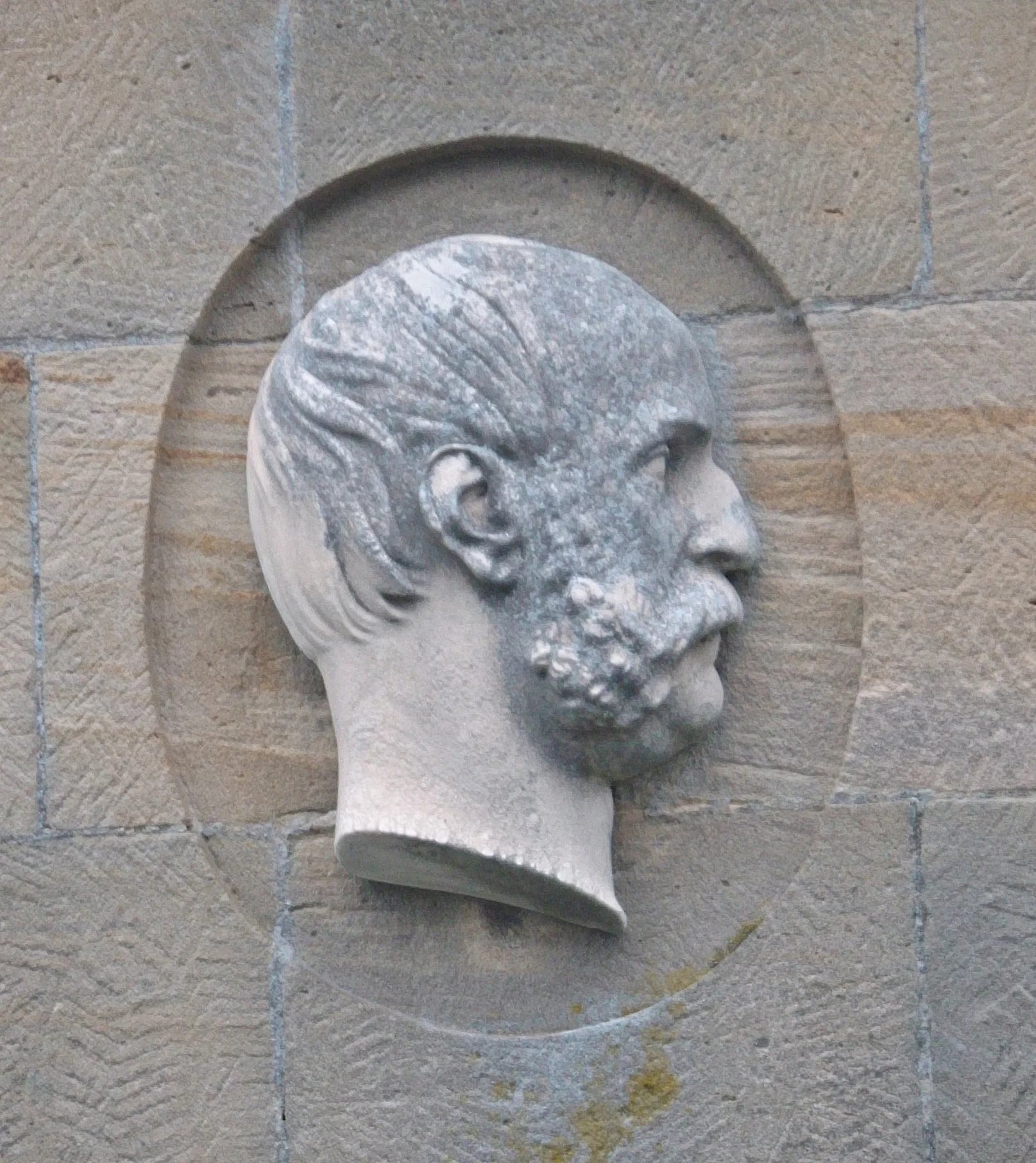 Porträt von Franz Peter Buhl (1809–1862) – Gedenkseite