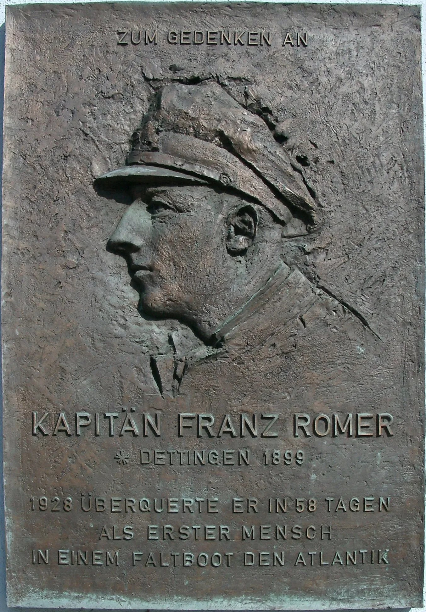 Portrait of Franz Romer (1899–1928) – memorial page