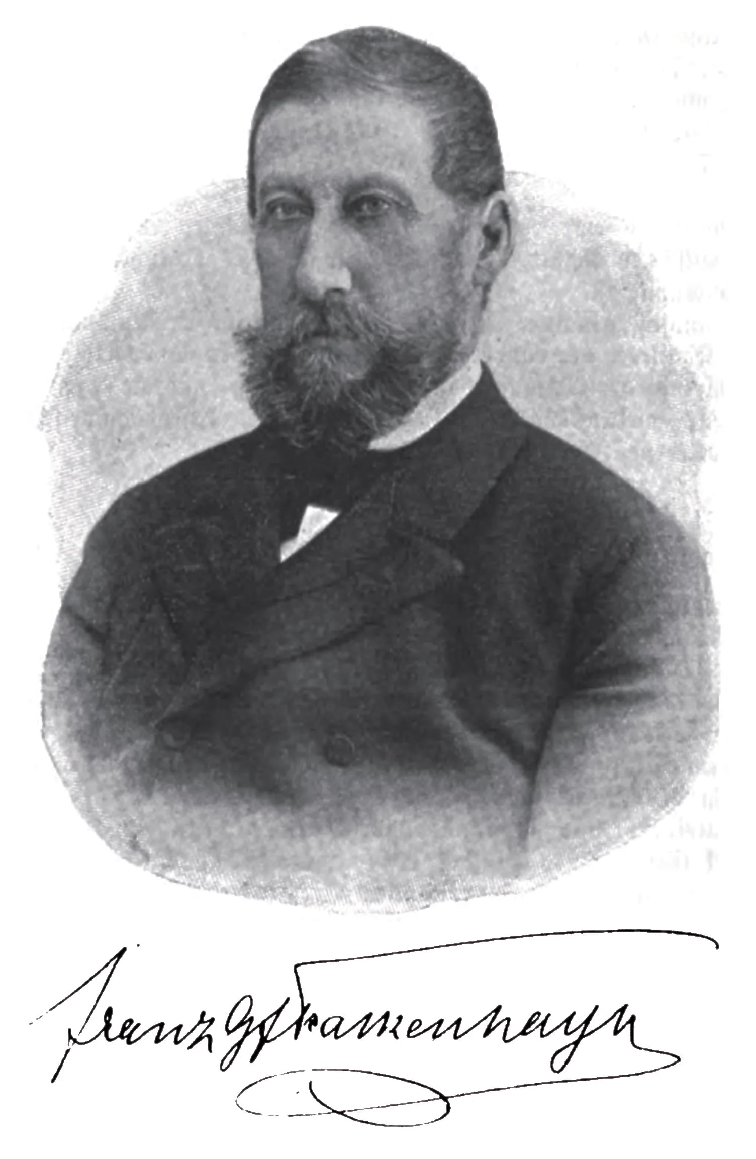 Porträt von Franz von Falkenhayn (1827–1898) – Gedenkseite