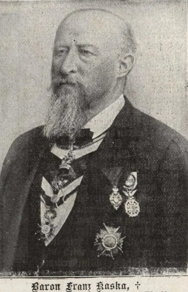 Porträt von Franz von Kaska (1834–1907) – Gedenkseite
