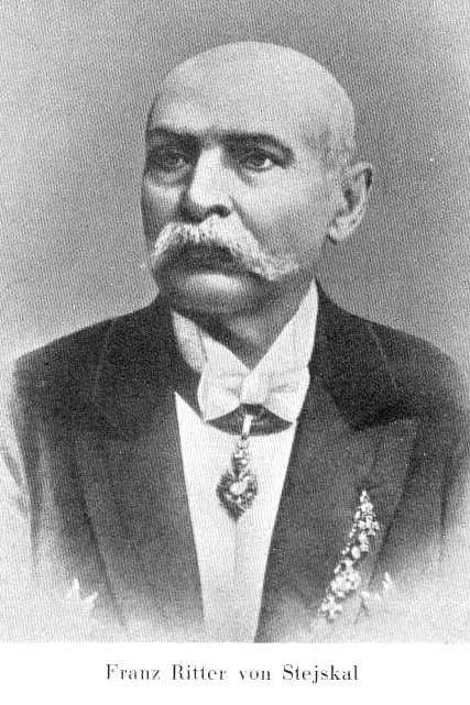 Porträt von Franz von Stejskal (1829–1898) – Gedenkseite