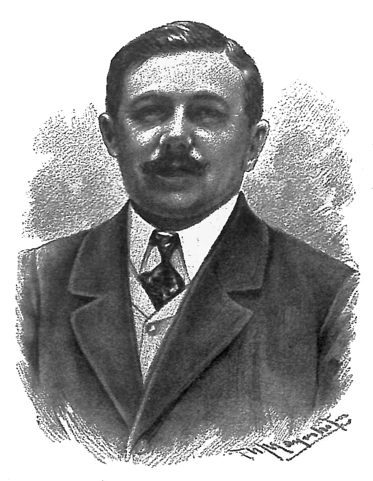 Porträt von Dušan Popović (1877–1958) – Gedenkseite
