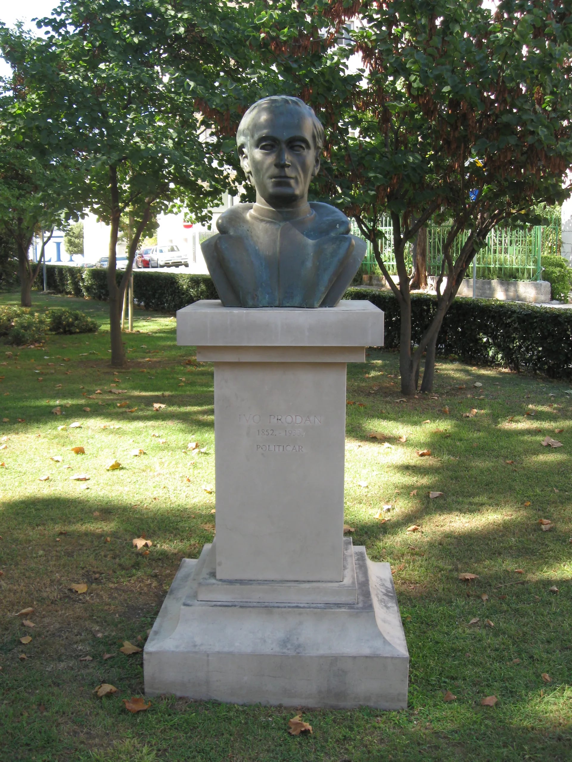 Portrait of Ivo Prodan (1852–1933) – memorial page