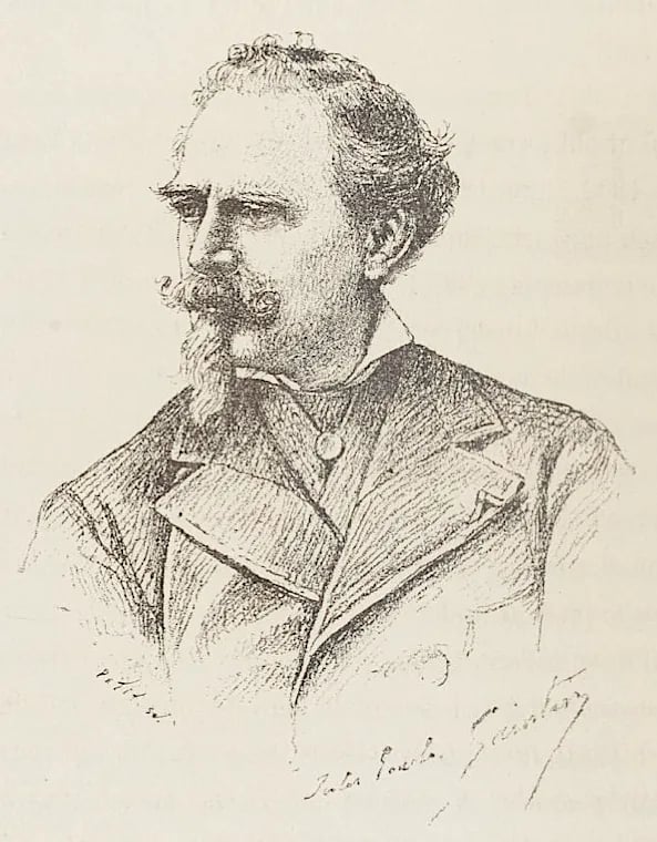 Portrait of Jules Emile Santin (1829–1894) – memorial page