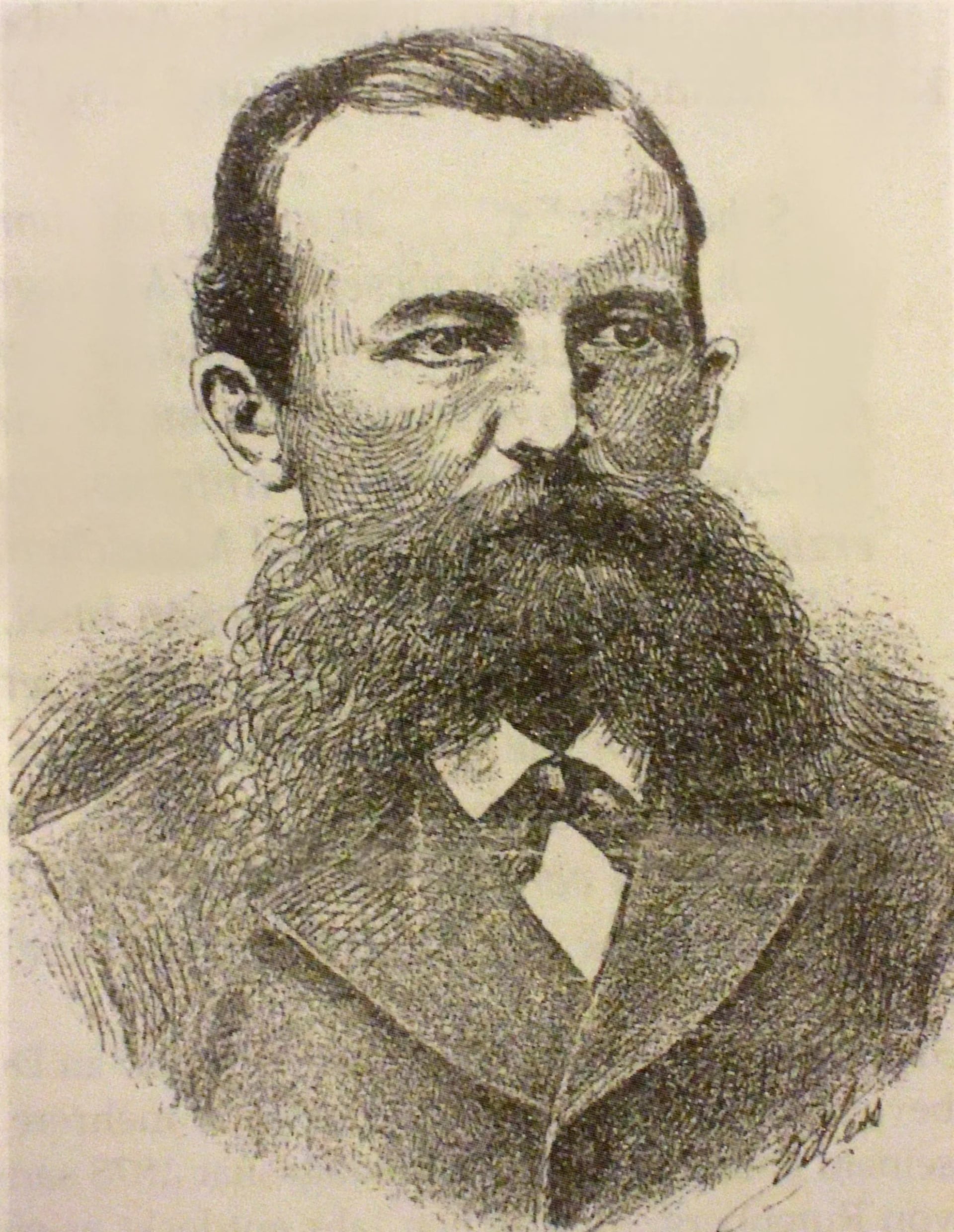 Porträt von Joseph Peter Audebert (1848–1933) – Gedenkseite
