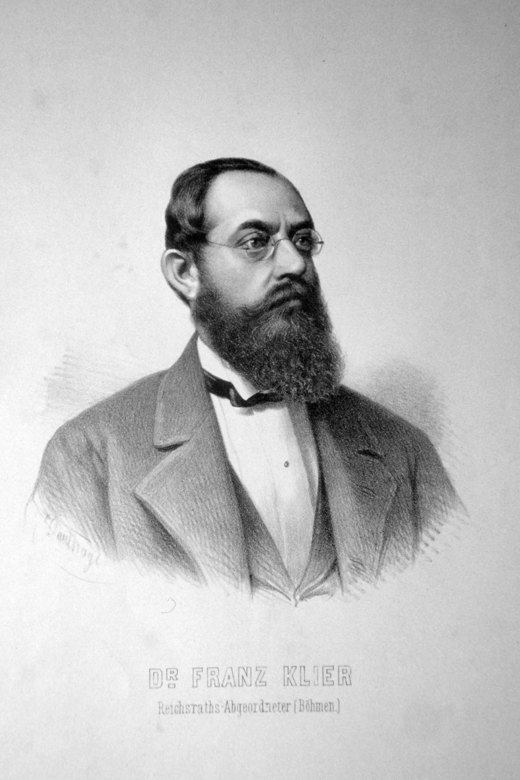Portrait of Franz Klier (1819–1884) – memorial page