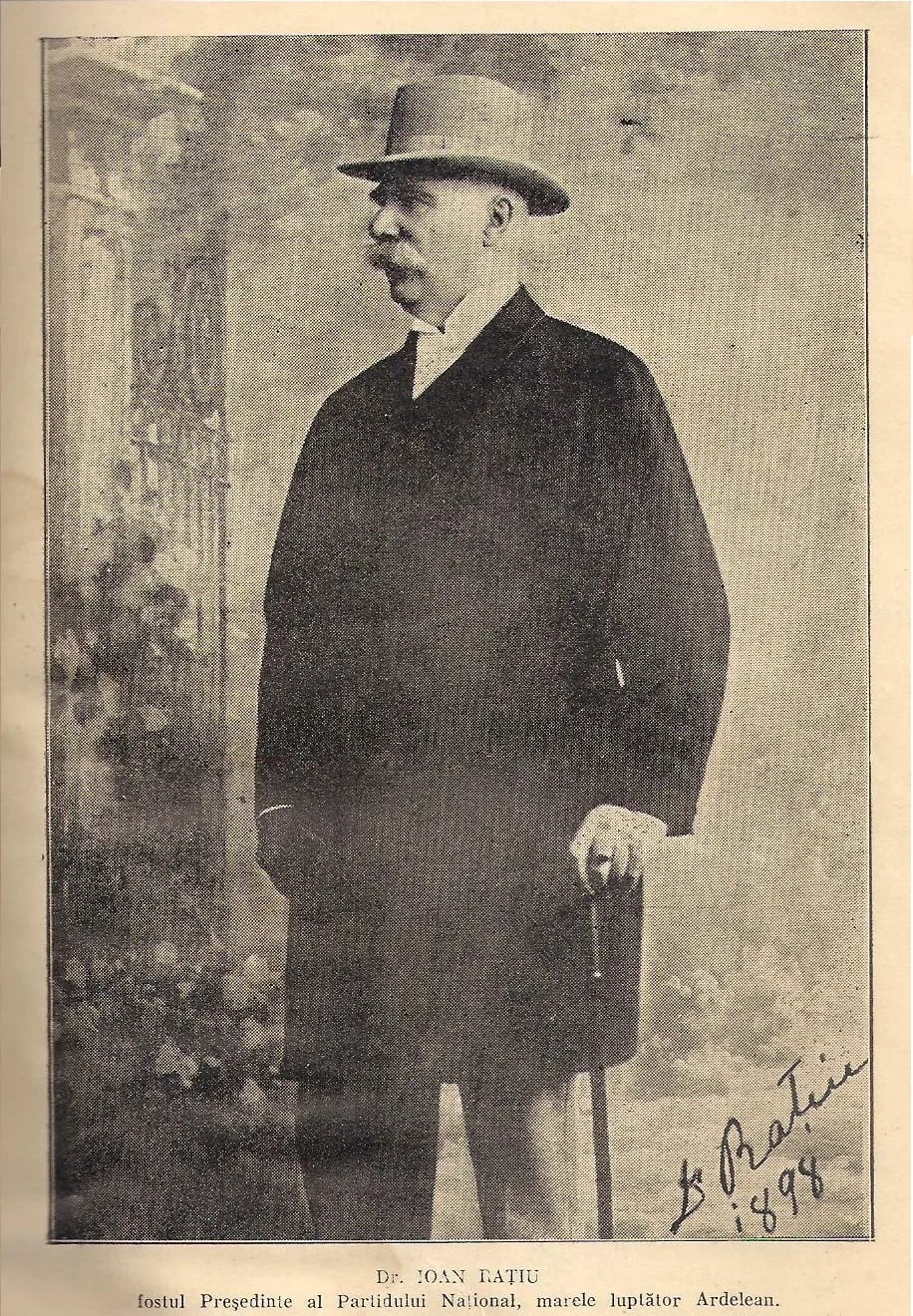 Porträt von Ioan Raţiu (1828–1902) – Gedenkseite