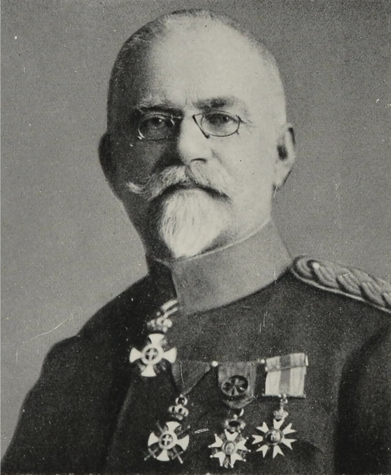 Porträt von Mihailo Rašić (1858–1932) – Gedenkseite