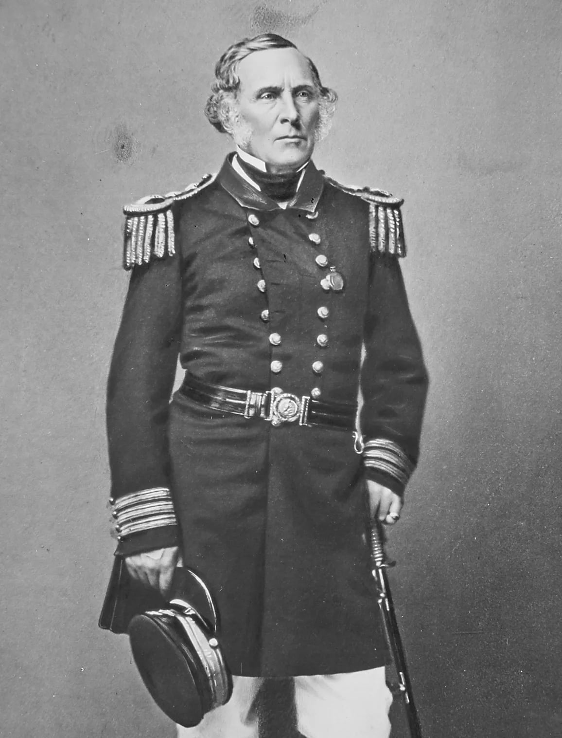 Portrait of Samuel Livingston Breese (1794–1870) – memorial page