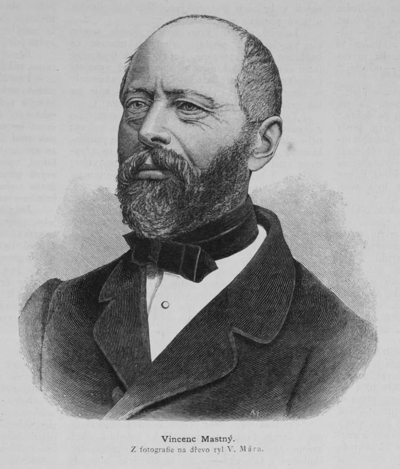 Portrait of Vincenc Mastný (1809–1873) – memorial page