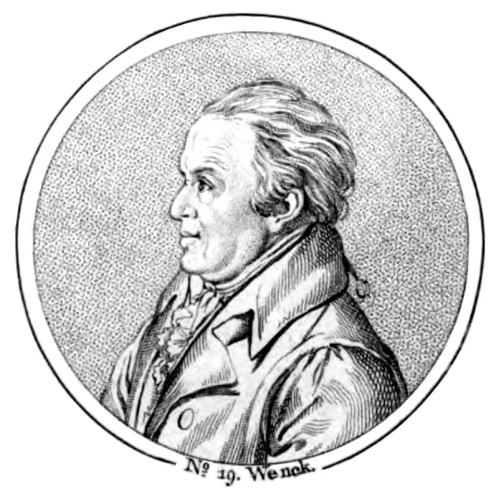 Porträt von Friedrich August Wilhelm Wenck (1741–1810) – Gedenkseite