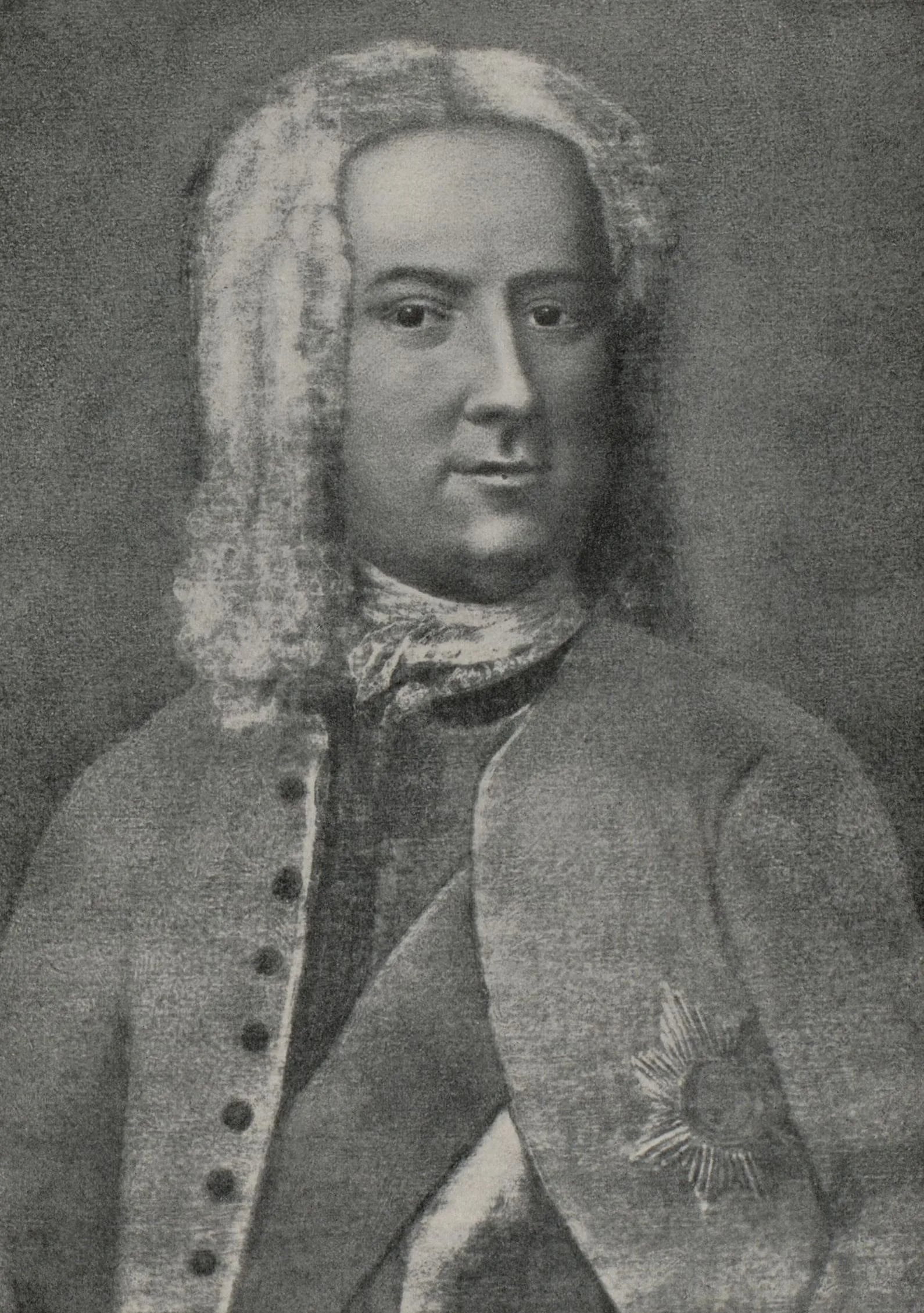 Porträt von Friedrich August von Hardenberg (1700–1768) – Gedenkseite